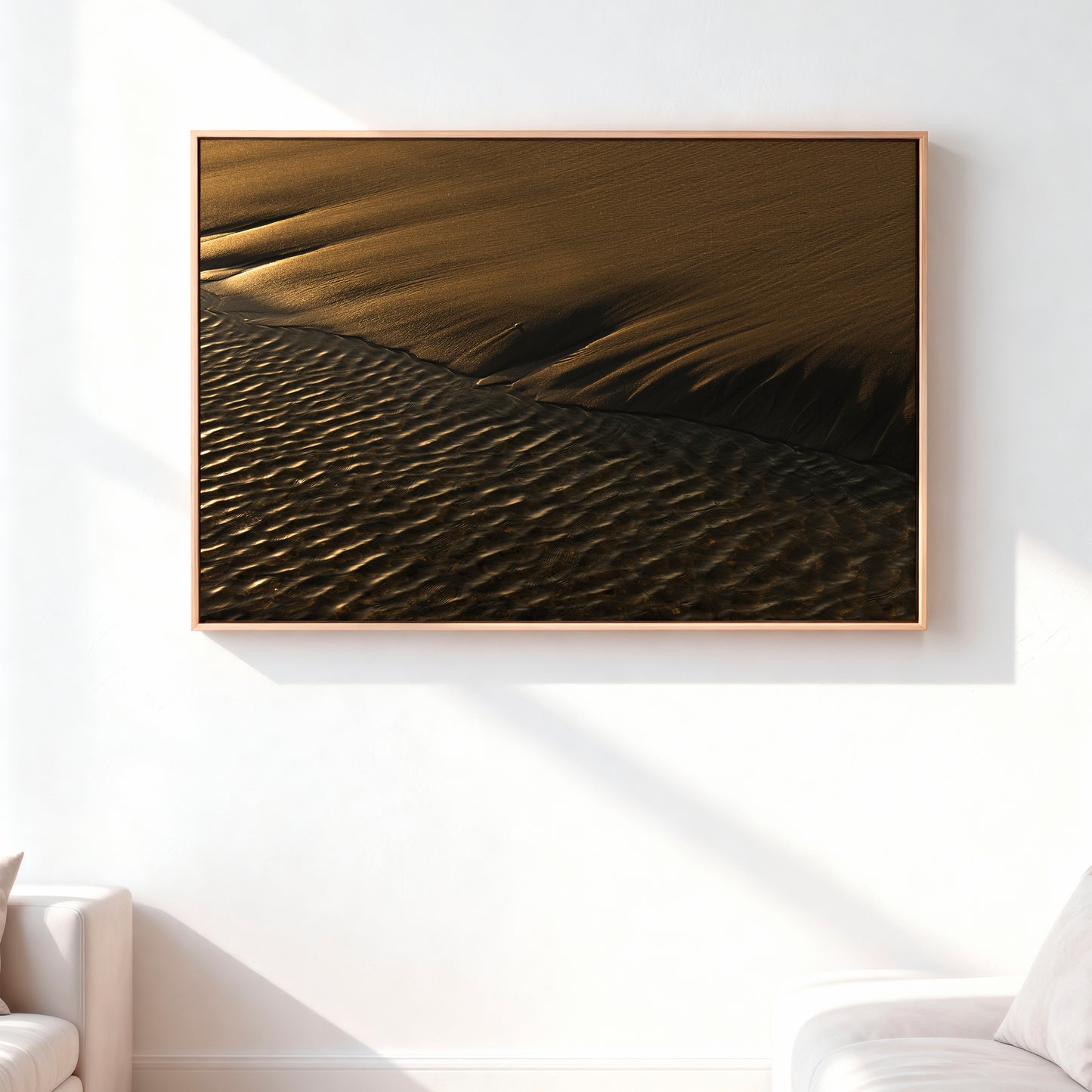 Morning Shadows - Framed Canvas