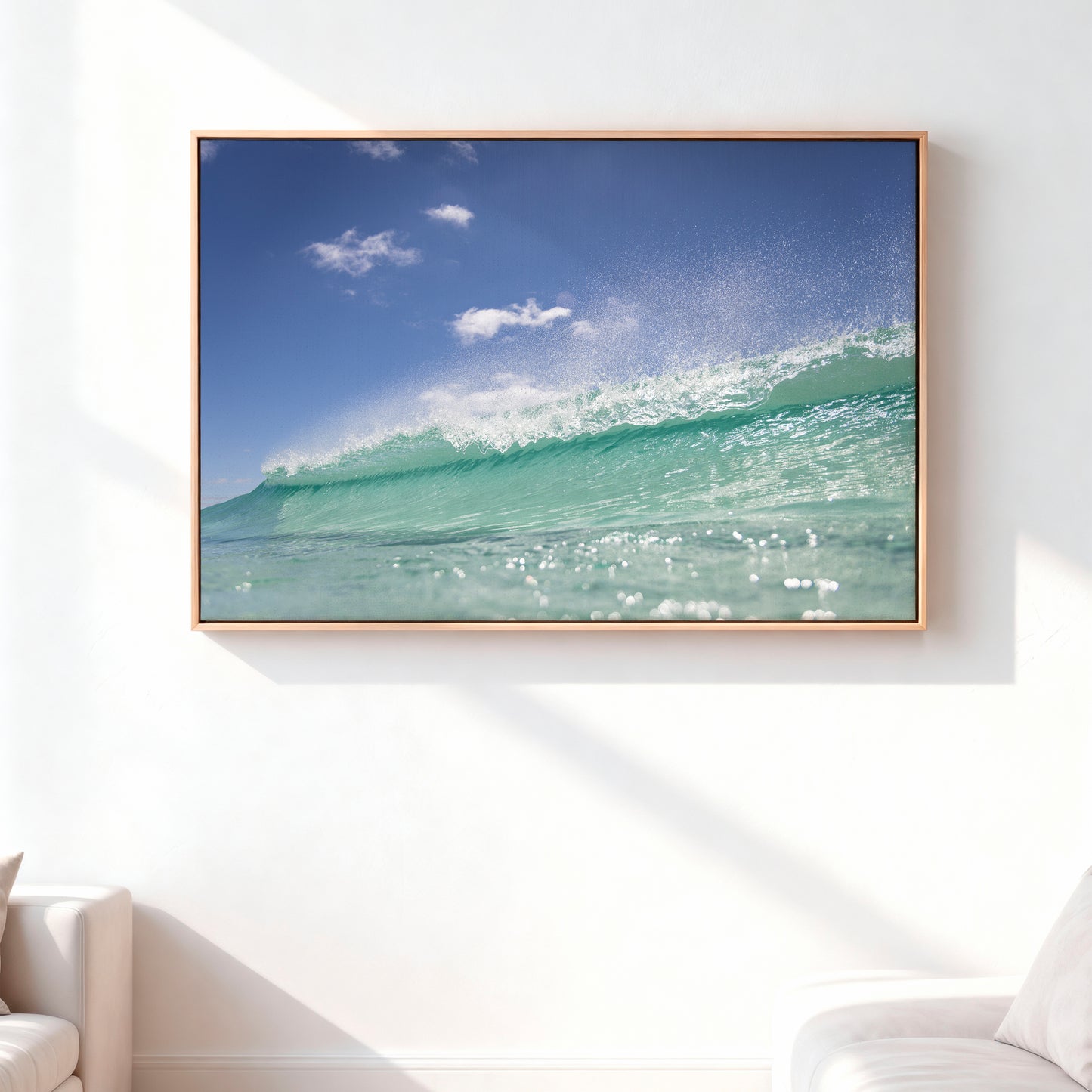 Summer Waves - Framed Canvas