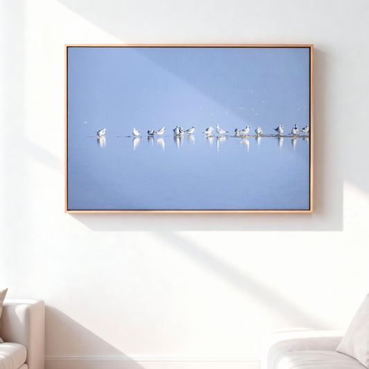Morning Bird - Framed Canvas