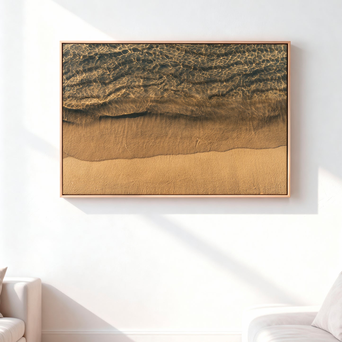 Sunrise Walks - Framed Canvas